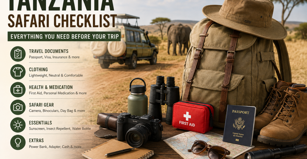 Tanzania Safari Checklist (2026/2027): Everything You Need Before Your Trip